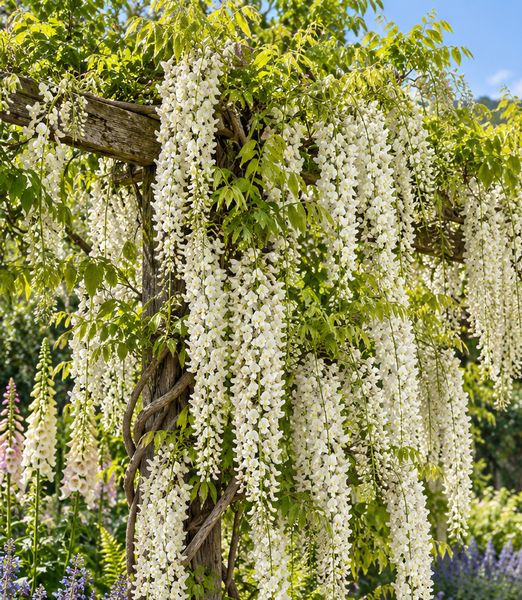 Wisteria floribunda 'Vignoli's White'